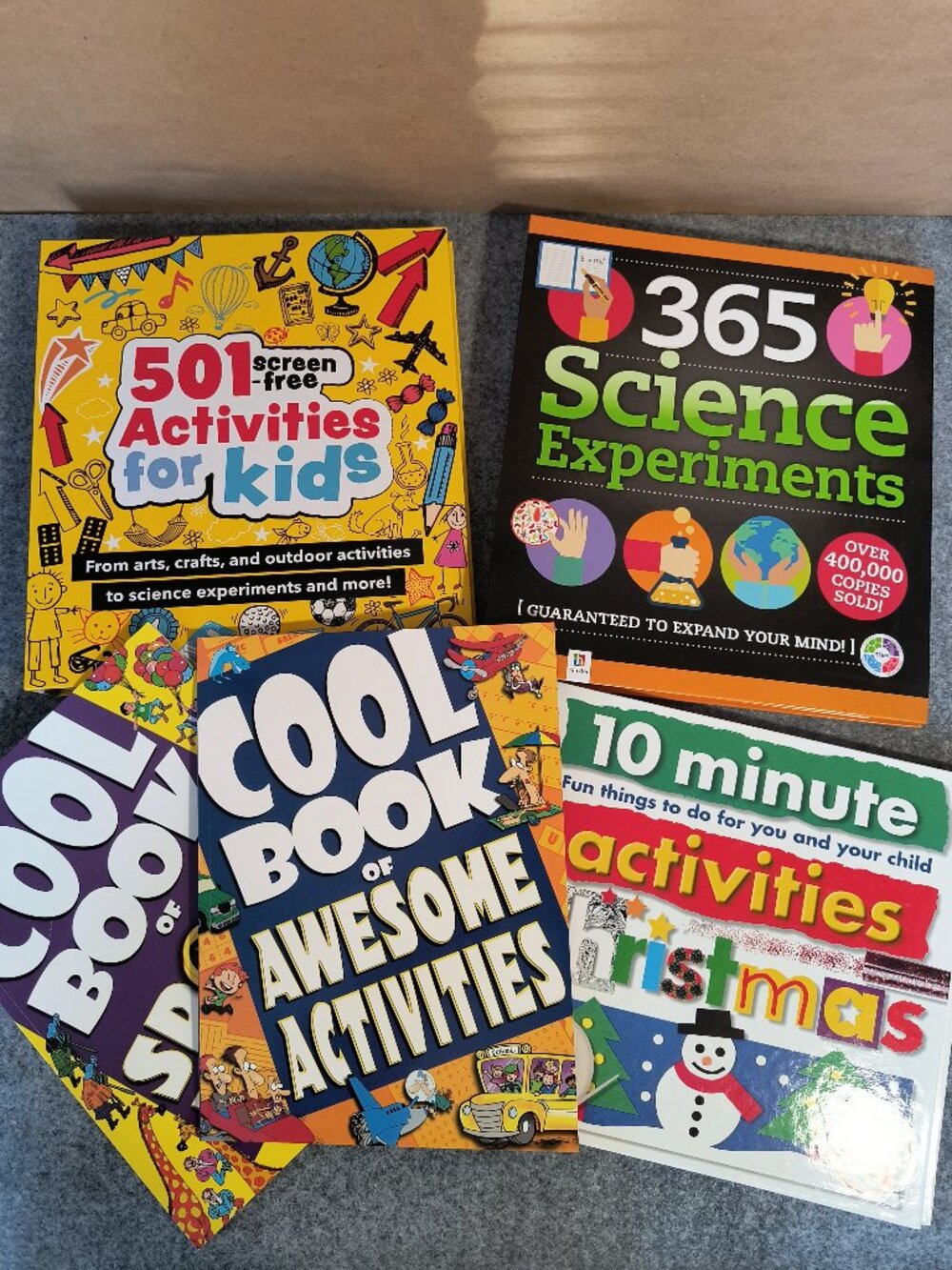 Kids Activity Book Lot STEM Science Experiments Crafts Spot The Difference Homes